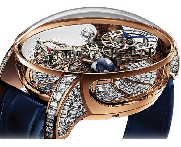 (image for) Jacob & Co La montre Astronomia Tourbillon Diamonds 750.800.40.BD.BD.1BD replica watch